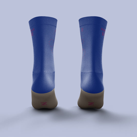 Socken | Rumbummeln Deluxe | Merino | Blau - ZYCLiSM Hamburg