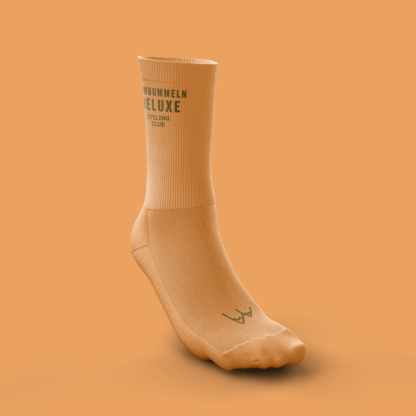 Socken | Rumbummeln Deluxe | Merino | Orange - ZYCLiSM Hamburg
