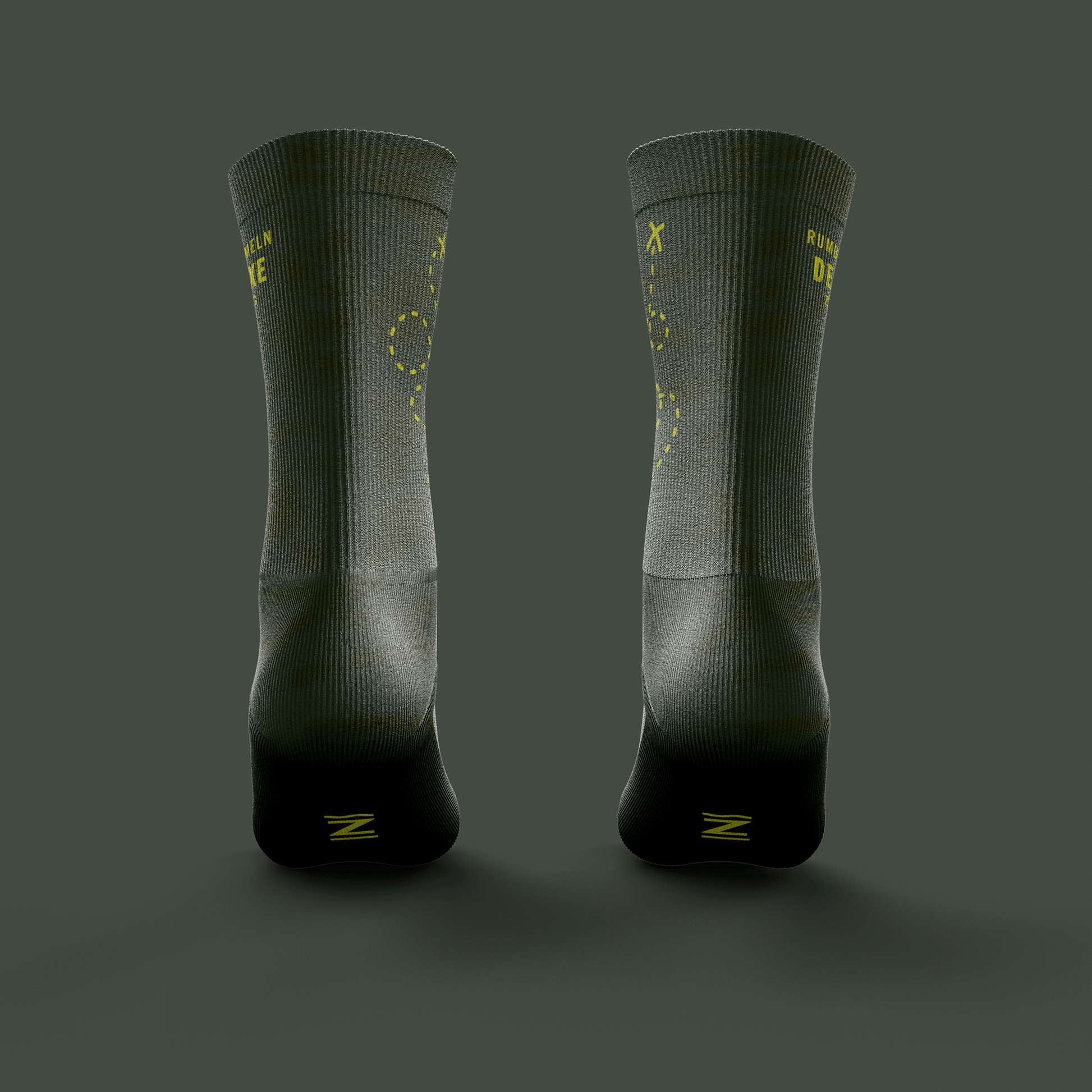 Socken | Rumbummeln Deluxe | Merino | Grün - ZYCLiSM Hamburg