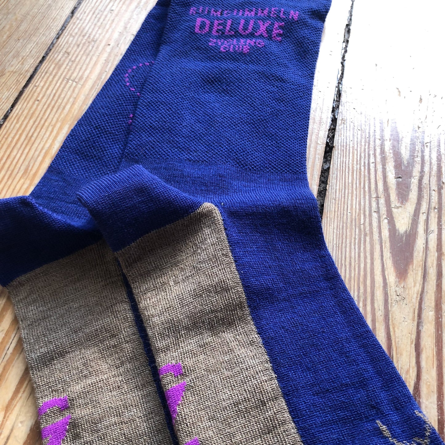 Socken | Rumbummeln Deluxe | Merino | Blau - ZYCLiSM Hamburg