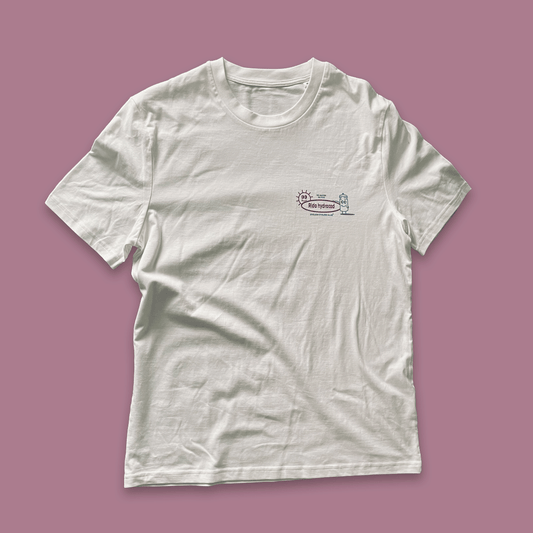 T-Shirt | Ride hydrated | Off white - ZYCLiSM Hamburg