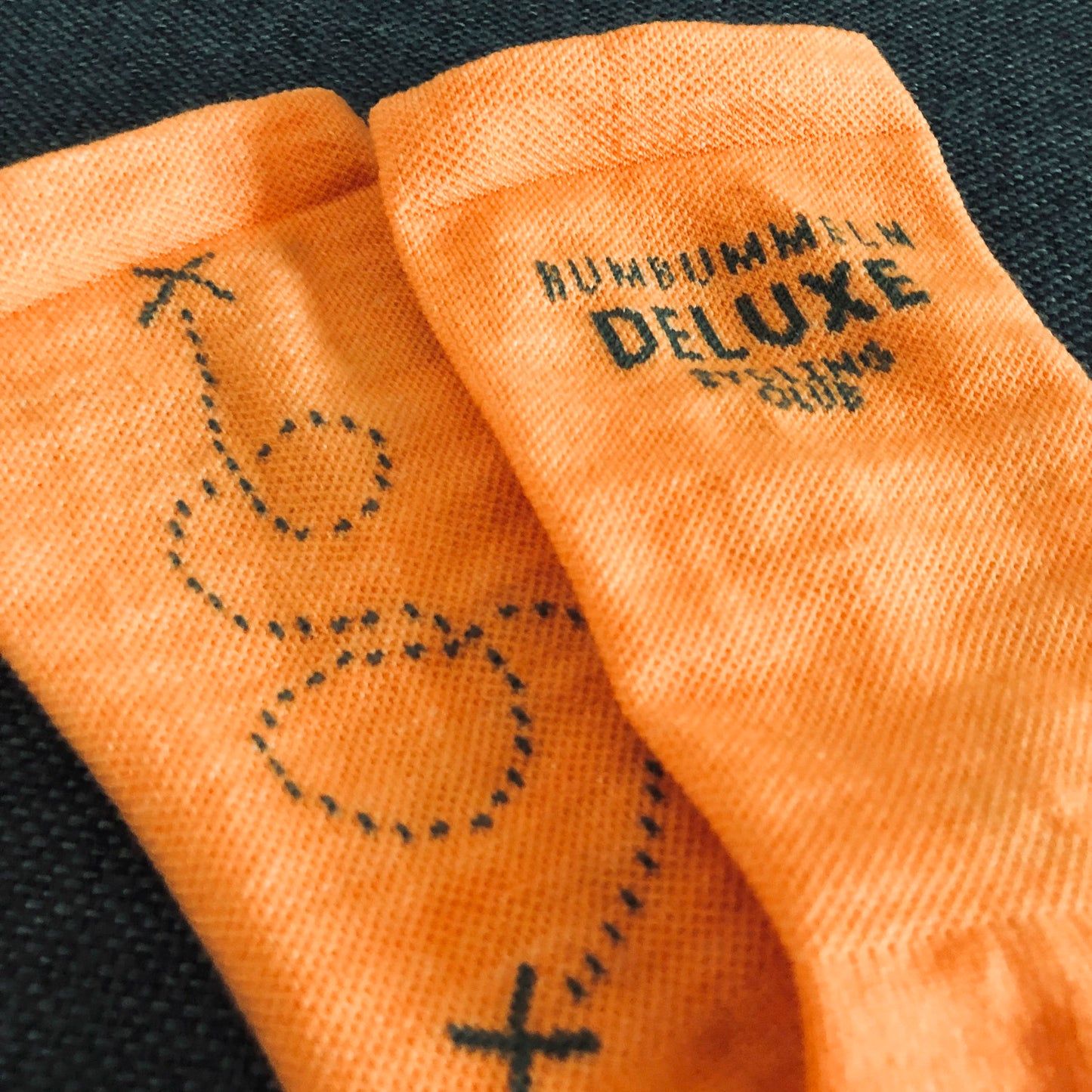 Socken | Rumbummeln Deluxe | Merino | Orange - ZYCLiSM Hamburg