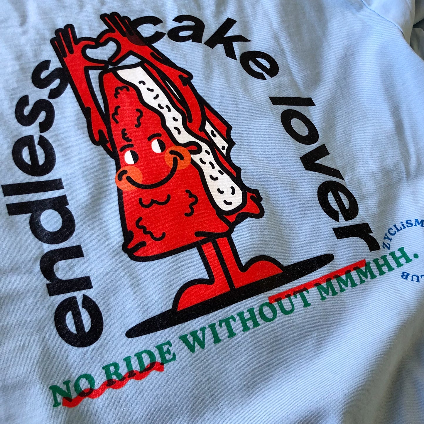 T-Shirt | Endless cake lover 2.0 | Hellblau - ZYCLiSM Hamburg