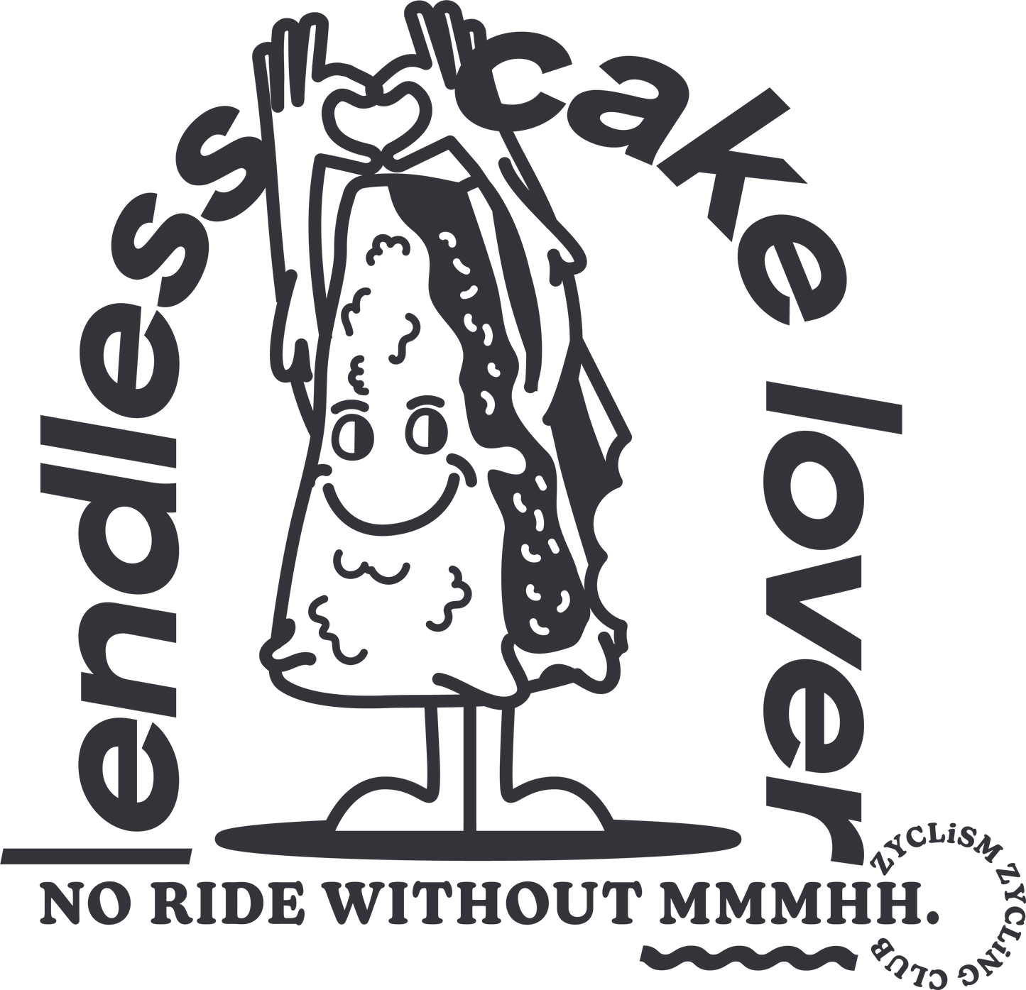 T-Shirt | Endless cake lover 2.0 | Lavendel - ZYCLiSM Hamburg
