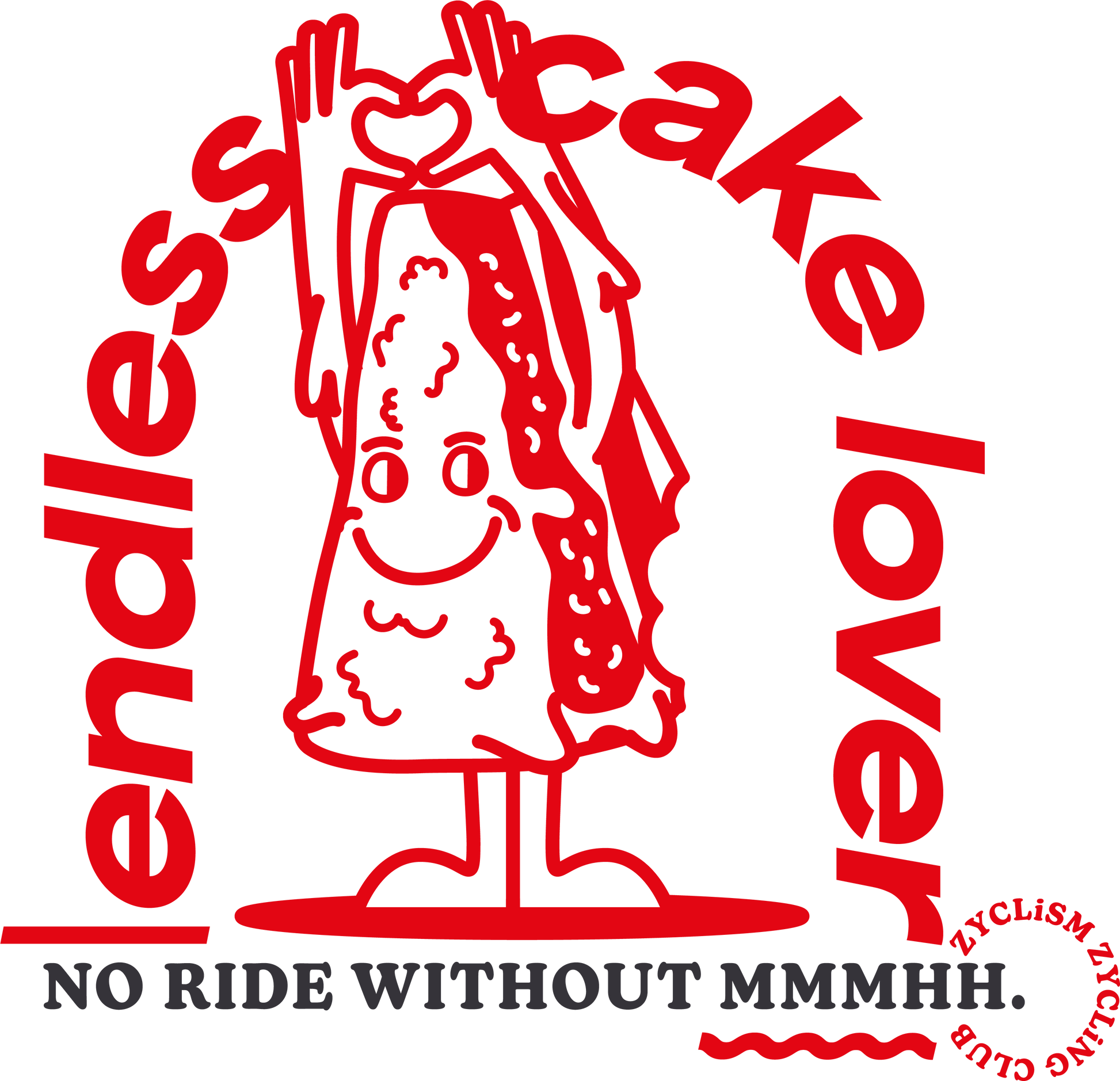 T-Shirt | Endless cake lover 2.0 | Grau - ZYCLiSM Hamburg