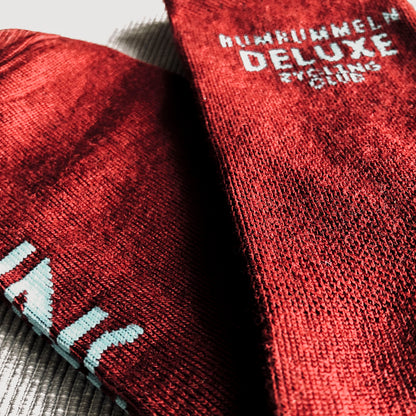 Socken | Rumbummeln Deluxe | Merino | Rot - ZYCLiSM Hamburg