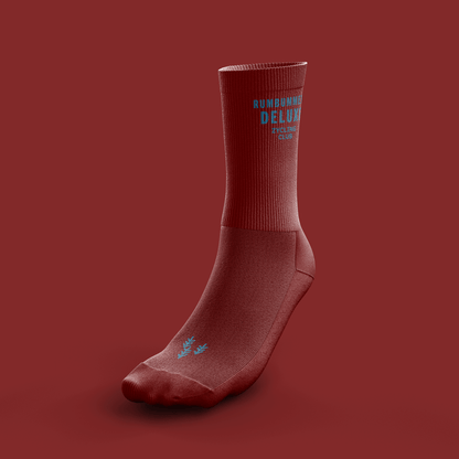 Socken | Rumbummeln Deluxe | Merino | Rot - ZYCLiSM Hamburg